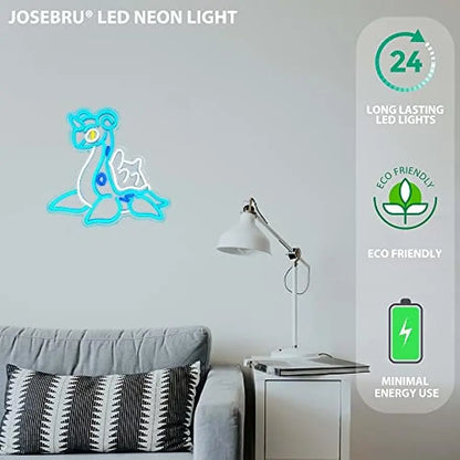 Enseigne Néon Pokémon lokhlass – Décoration Murale Lumineuse LED