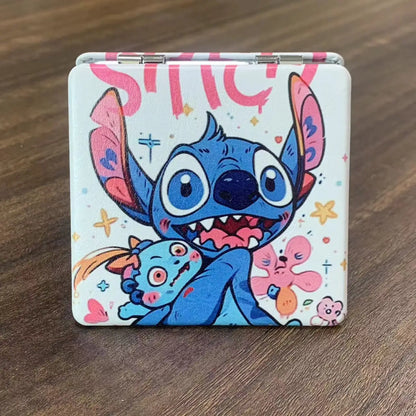 Miroir de Maquillage Pliable Stitch – Compact et Mignon