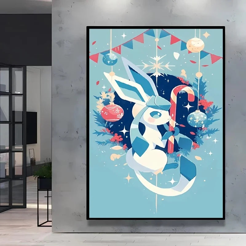 Diamond Painting Pokémon Givrali – Diamants Ronds à Réaliser Soi-Même