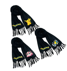 Écharpe Pokémon – Modèles Pikachu, Évoli, Rondoudou, Dracaufeu…