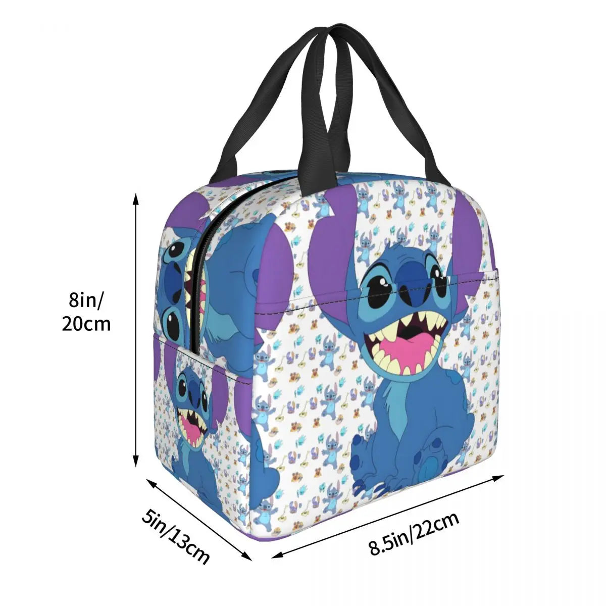 Sac Isotherme Stitch content – Lunch Bag Léger et Résistant pour Pique-Nique et Déjeuners (22x20x13 cm)