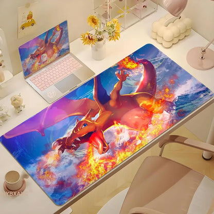 XXL Charizard Desk Mat – Pokémon Gaming Accessory