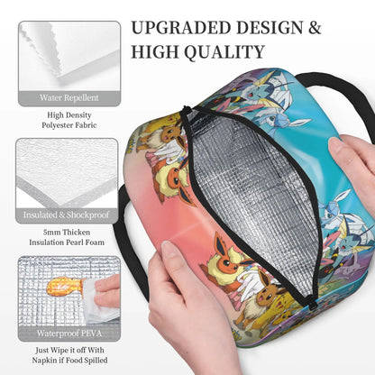 Sac à Déjeuner Isotherme Pokémon – Lunch Bag Réutilisable & Étanche