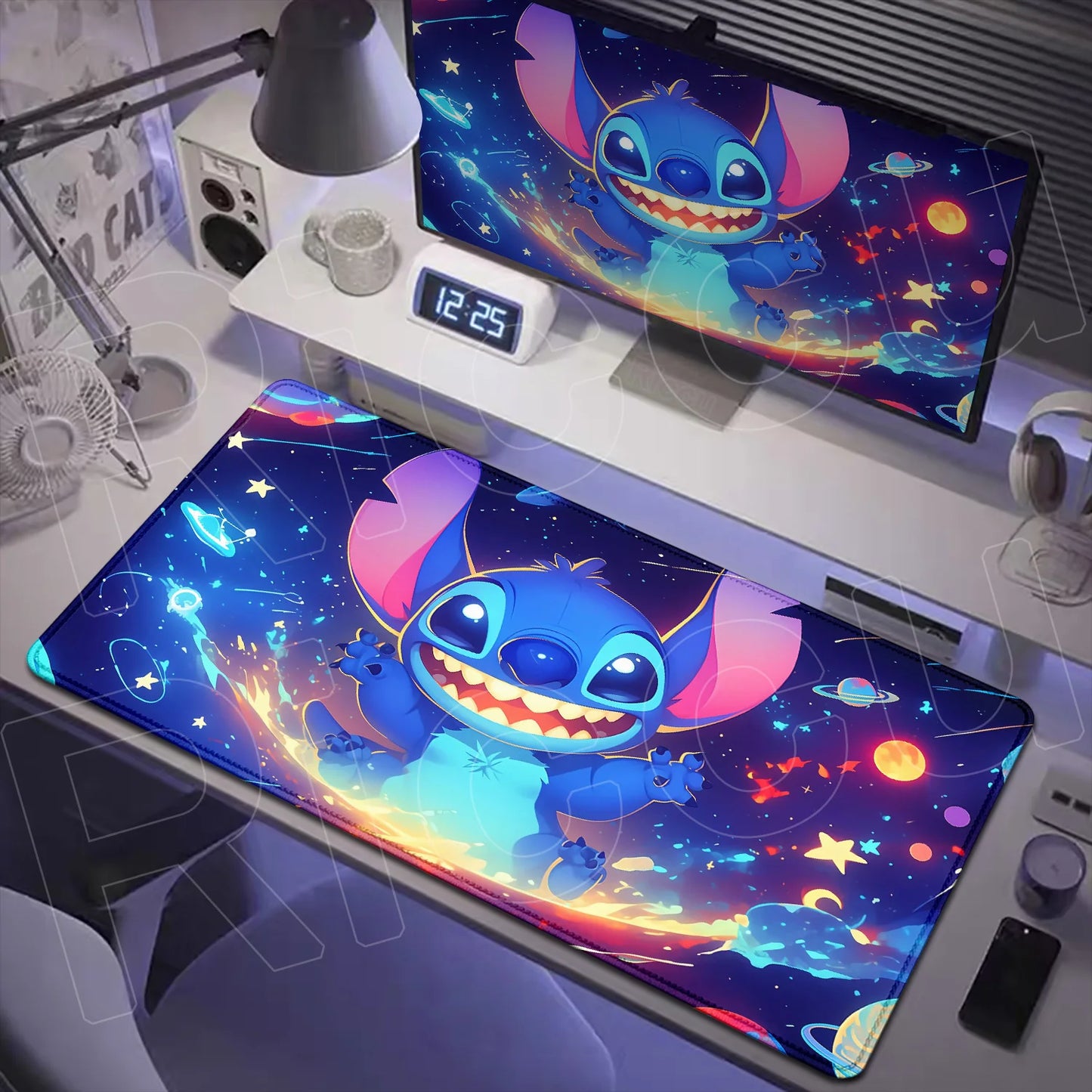 Tapis de Bureau XXL Stitch – Surface de Travail et Gaming (Plusieurs Dimensions)