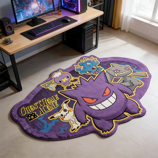 Tapis Pokémon Ectoplasma – Tapis de sol décoratif pour fans de Pokémon