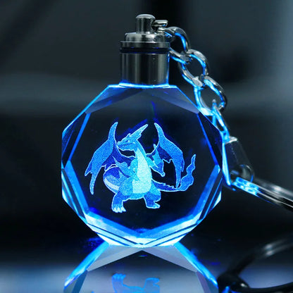 Dracaufeu Porte Cles Lumineux LED Pokemon