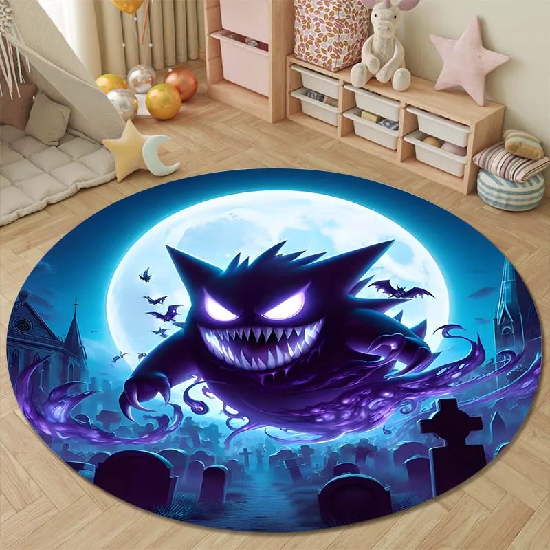 Tapis Pokémon Ectoplasma – Tapis de sol décoratif pour fans de Pokémon