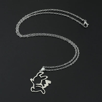 Collier Pikachu – Pendentif en Acier Inoxydable