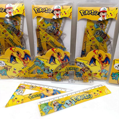 Kit de Règles Pokémon – Ensemble Papeterie Pikachu pour École