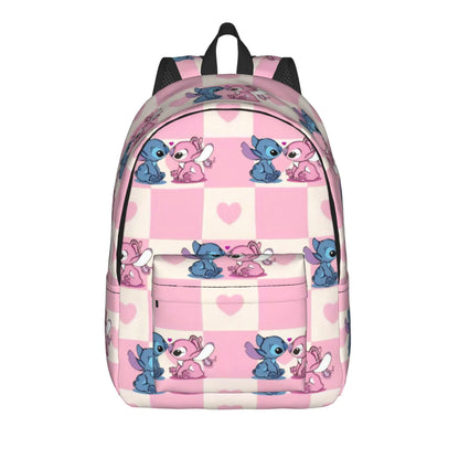Sac à Dos Stitch & Angel – Sac Scolaire Motif Romantique
