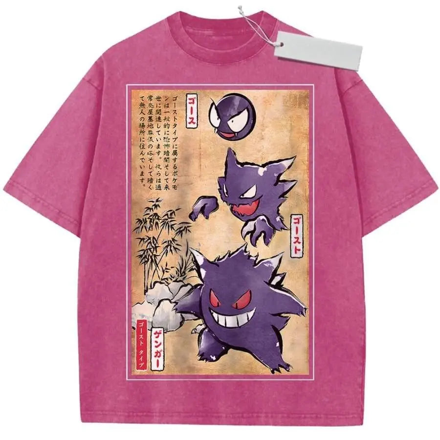 T-Shirt Pokémon Ectoplasma – Imprimé Graphique