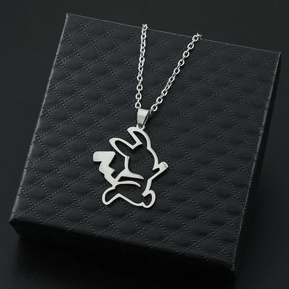 Collier Pikachu – Pendentif en Acier Inoxydable