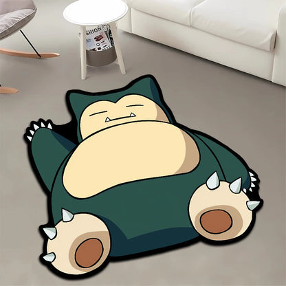 Tapis de sol Pokémon differentes formes  Ronflex, Rondoudou, Tortank, ...