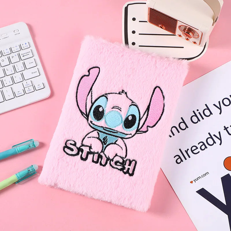 Carnet de notes en peluche Disney - Stitch Kawaii A5