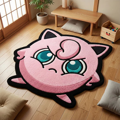 Tapis Pokémon Rondoudou – Tapis de sol décoratif pour fans de Pokémon