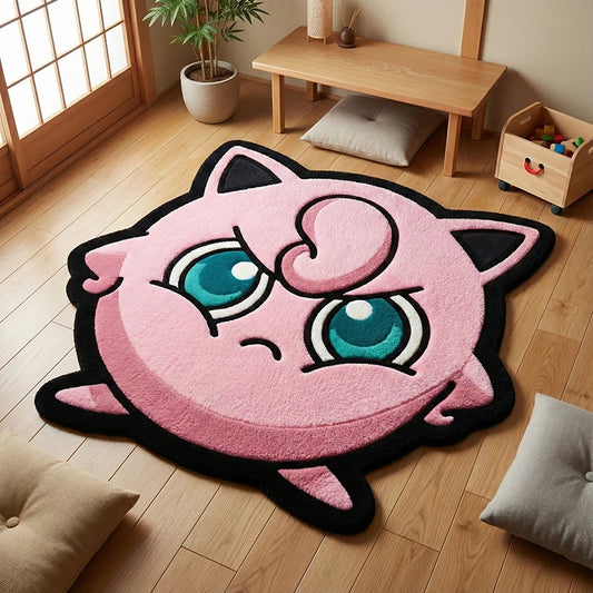 Tapis Pokémon Rondoudou – Tapis de sol décoratif pour fans de Pokémon