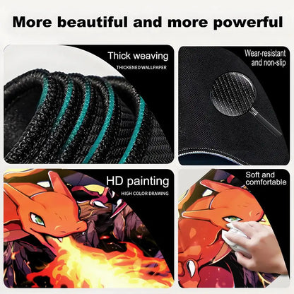XXL Charizard Desk Mat – Pokémon Gaming Accessory