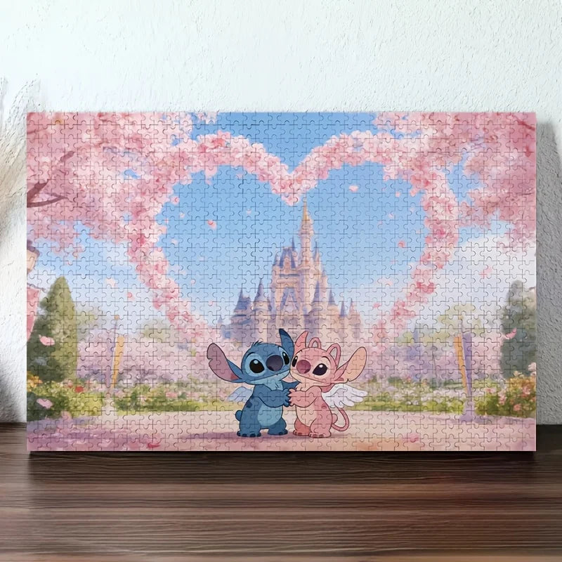 Puzzle Stitch & Angel Romantique – Puzzle Disney 500 / 1000 / 2000 Pièces