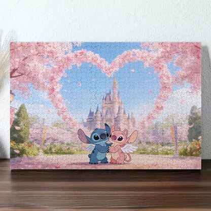 Puzzle Stitch & Angel Romantique – Puzzle Disney 500 / 1000 / 2000 Pièces