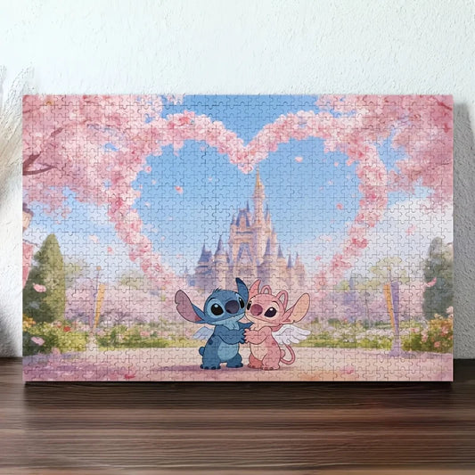 Puzzle Stitch & Angel Romantique – Puzzle Disney 500 / 1000 / 2000 Pièces