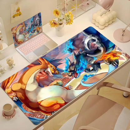 XXL Charizard Desk Mat – Pokémon Gaming Accessory
