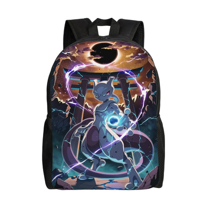 Sac à Dos Génération Pokémon Mewtwo – Grande Capacité & Rangement Ergonomique