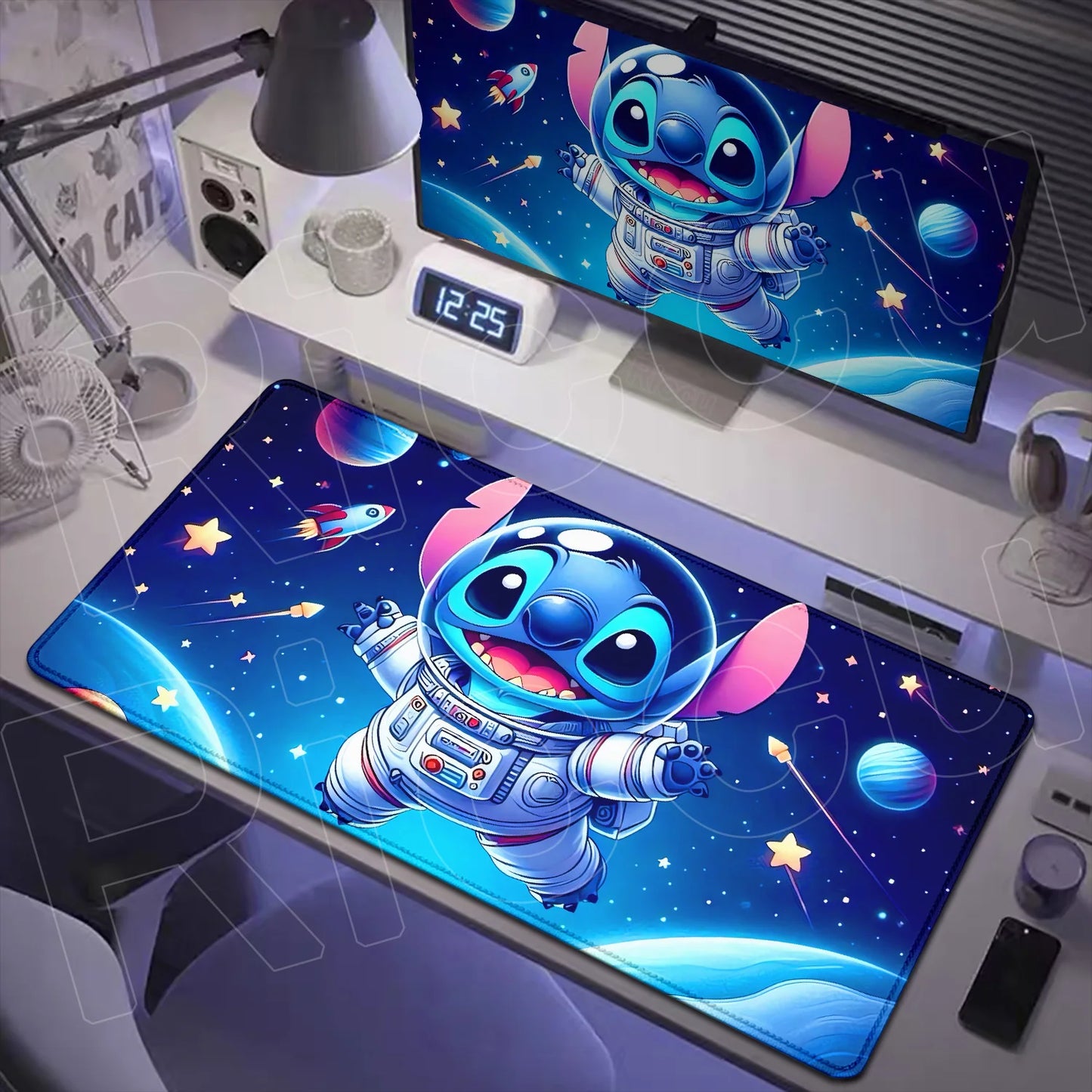 Tapis de Bureau XXL Stitch – Surface de Travail et Gaming (Plusieurs Dimensions)