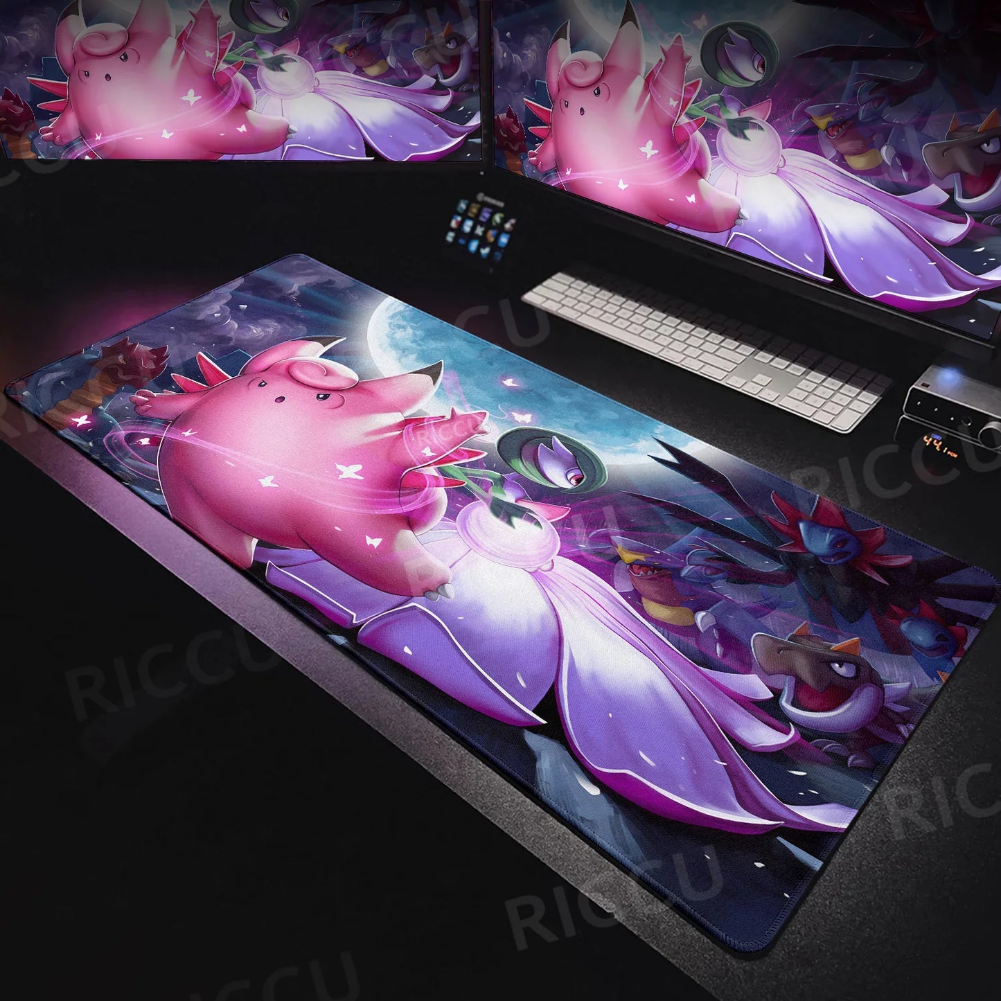 Tapis de souris XXL Pokémon Rondoudou – Douceur et style pour votre setup ! 🎤💖