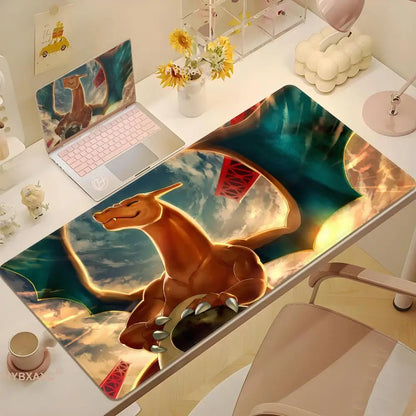 XXL Charizard Desk Mat – Pokémon Gaming Accessory
