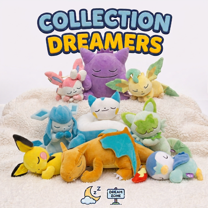 Peluche Pokémon endormie – Poussacha, Nymphali et autres !