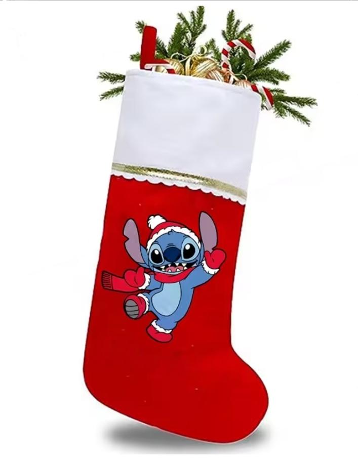 Chaussette de Noël Disney Stitch - L'esprit d'Ohana pour les Fêtes ! 🌟