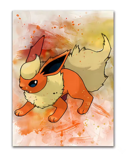 Posters Evolitions Pokémon – Décoration Murale Kawaii | Plusieurs Tailles