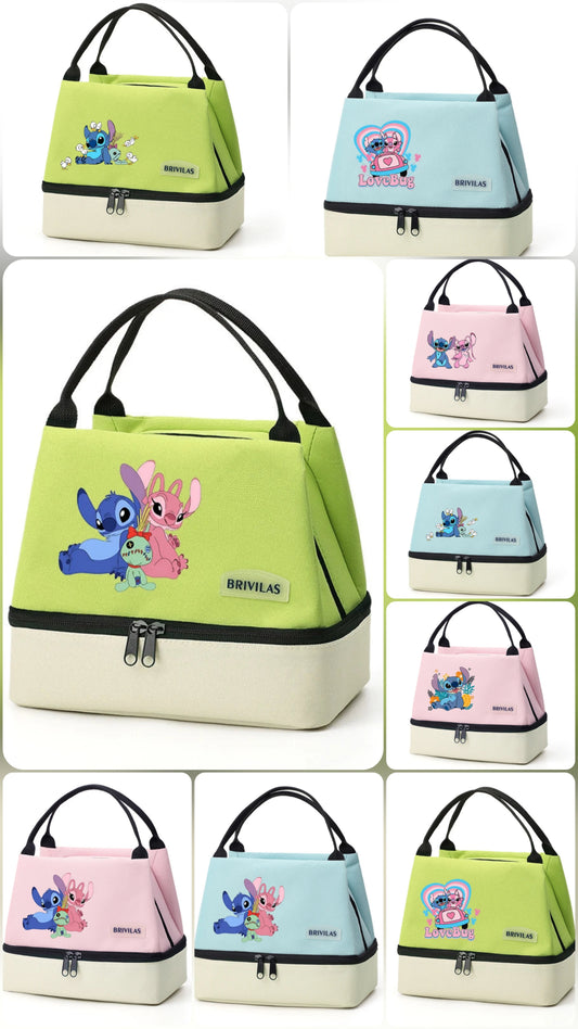 Sac isotherme Stitch – Sac à déjeuner Disney pour enfants et étudiants