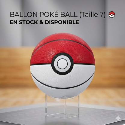 Ballon de Basket Professionnel "Pokéball" – Taille 7, Durable, Intérieur & Extérieur