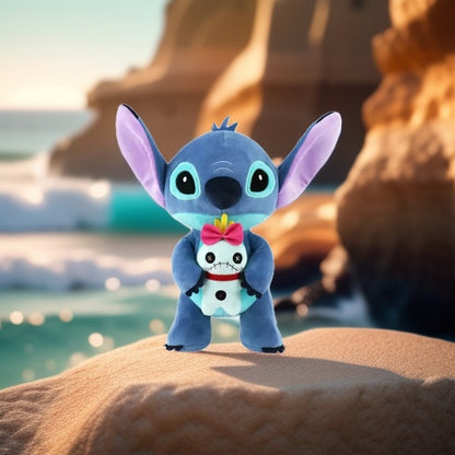 Peluche Compagnon Doux – Stitch tenant Scrump