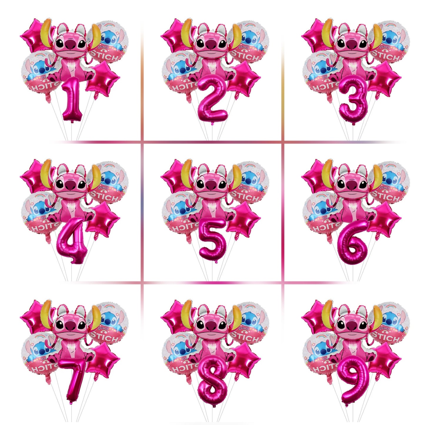 Pack Déco Anniversaire Thématique – Édition Angel Rose
