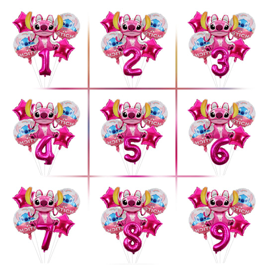 Pack Déco Anniversaire Thématique – Édition Angel Rose