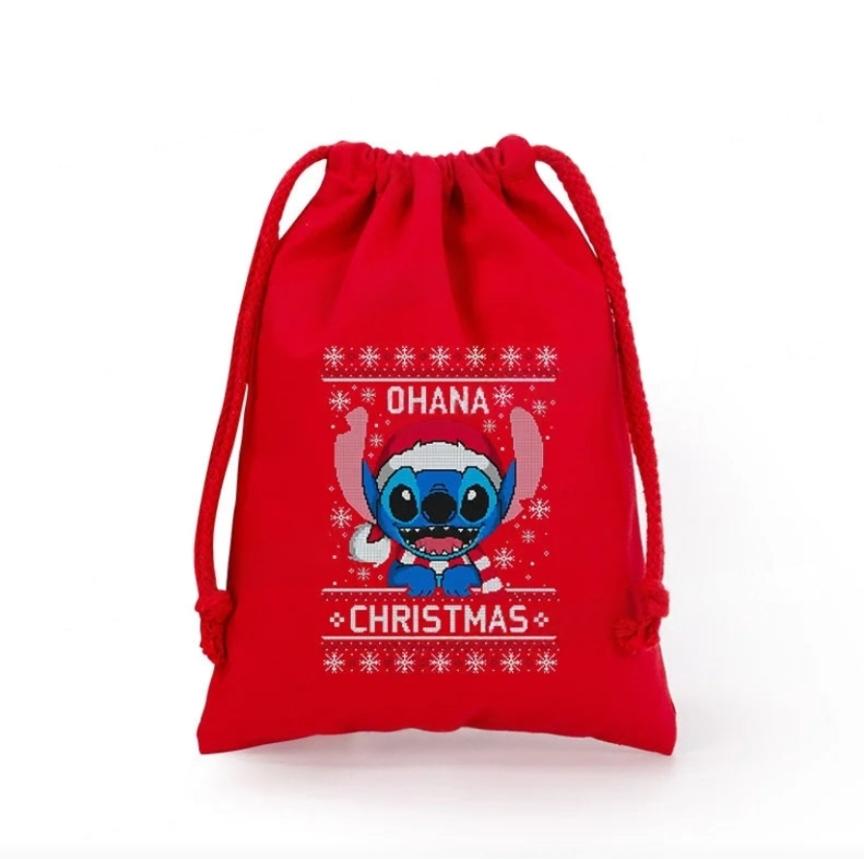 Sacs à cordon de Noël Stitch