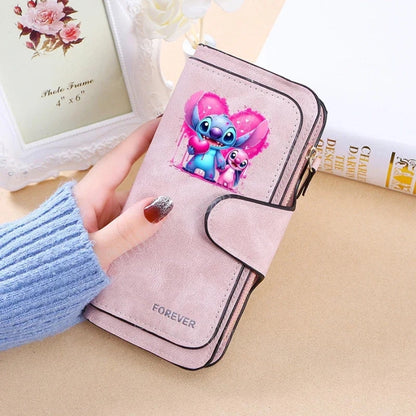 Portefeuille Femme Kawaii Disney Stitch – Pratique, Stylé et Fonctionnel
