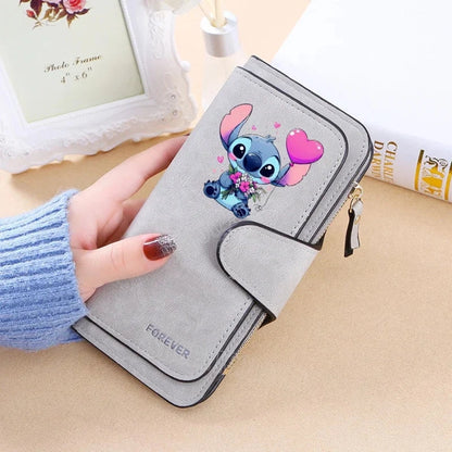 Portefeuille Femme Kawaii Disney Stitch – Pratique, Stylé et Fonctionnel