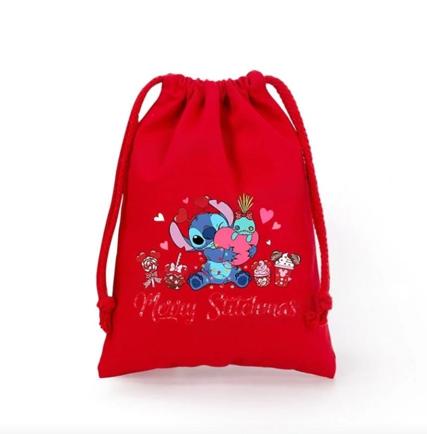 Sacs à cordon de Noël Stitch