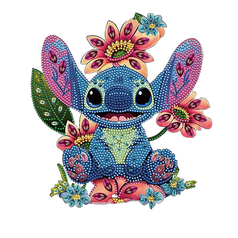 Atelier Créatif Peinture Diamant Stitch 3D – Tableau DIY en Strass à Réaliser (24×22 cm)