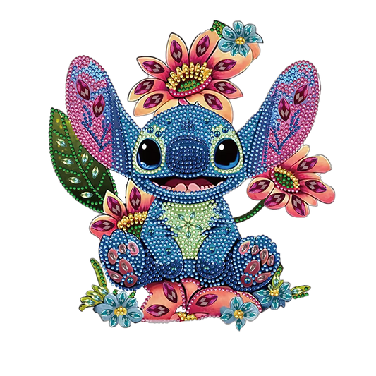 Atelier Créatif Peinture Diamant Stitch 3D – Tableau DIY en Strass à Réaliser (24×22 cm)