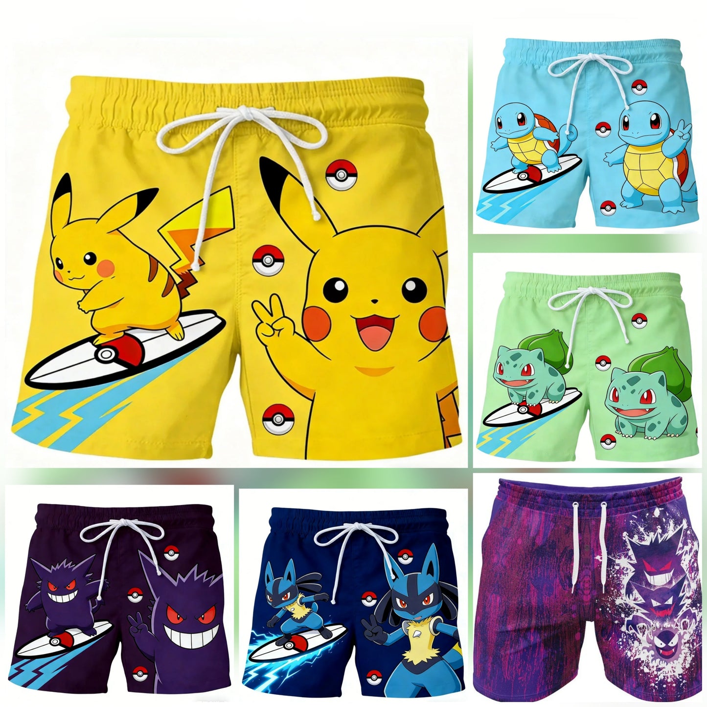 Short de Bain Pokémon – Édition Aventure