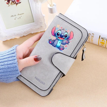 Portefeuille Femme Kawaii Disney Stitch – Pratique, Stylé et Fonctionnel