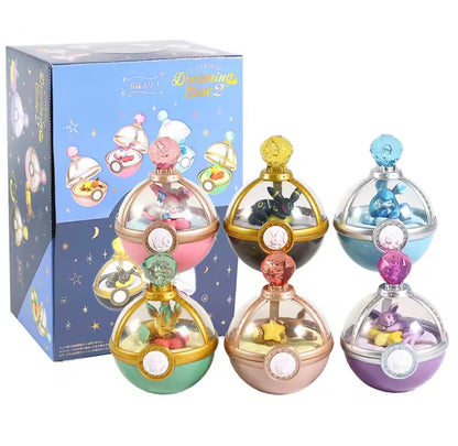 Eevee figure in transparent Pokéball (Series 1, 2 or 3)
