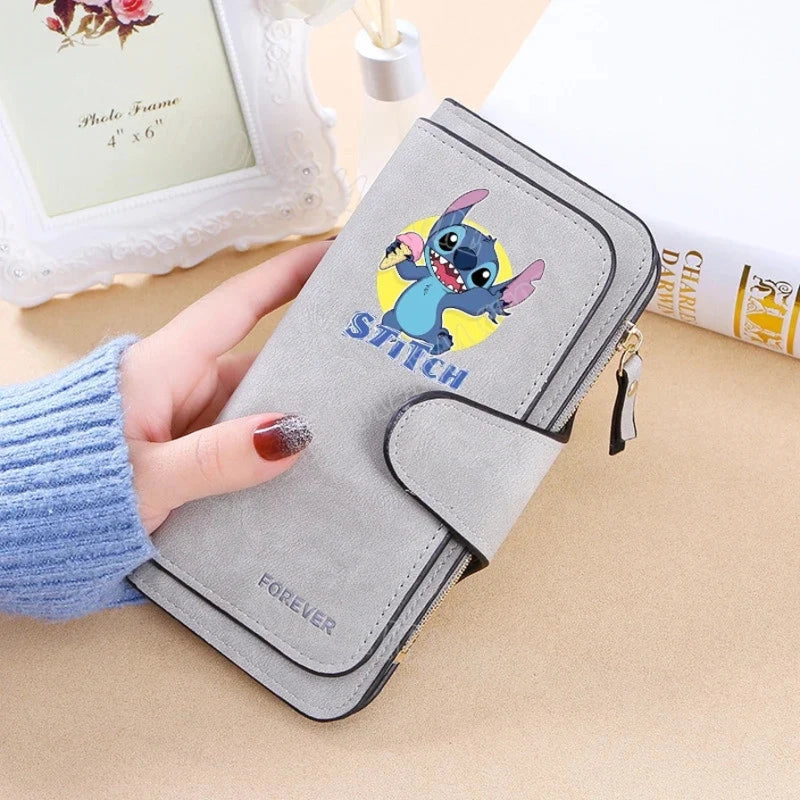 Portefeuille Femme Kawaii Disney Stitch – Pratique, Stylé et Fonctionnel