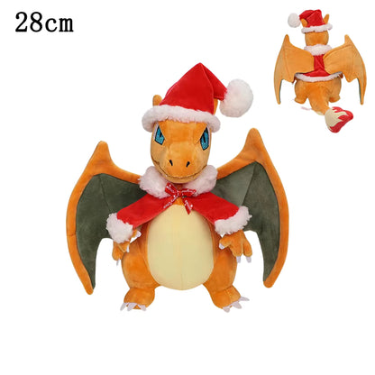 Peluche Dracaufeu de Noël 28cm – Édition Spéciale Noel(stock limité )