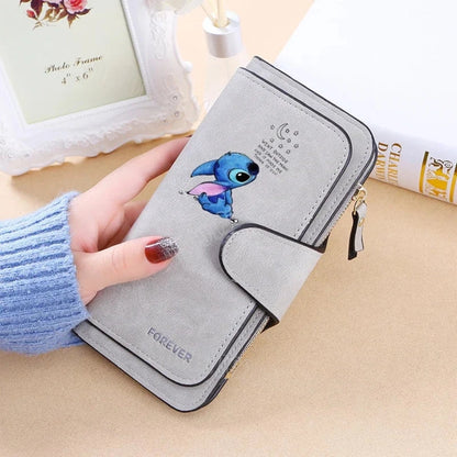 Portefeuille Femme Kawaii Disney Stitch – Pratique, Stylé et Fonctionnel