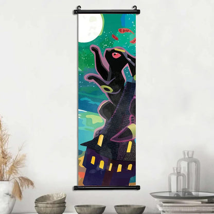 Affiches Pokémon Évolutions d’Évoli – Toile Murale en Tissu Canvas